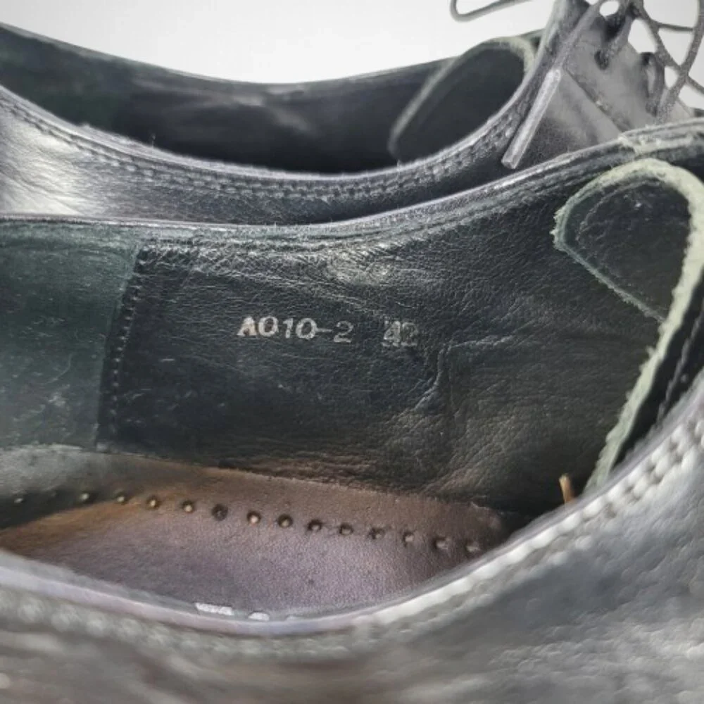 Georgio Armani Men's Derby Croco Leather Shoes - Size: 42 - Picture 6 of 14